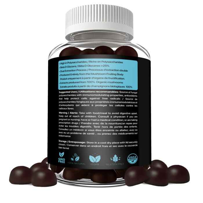 Fantastic 5 Mushroom Blackberry Gummies - Image 3